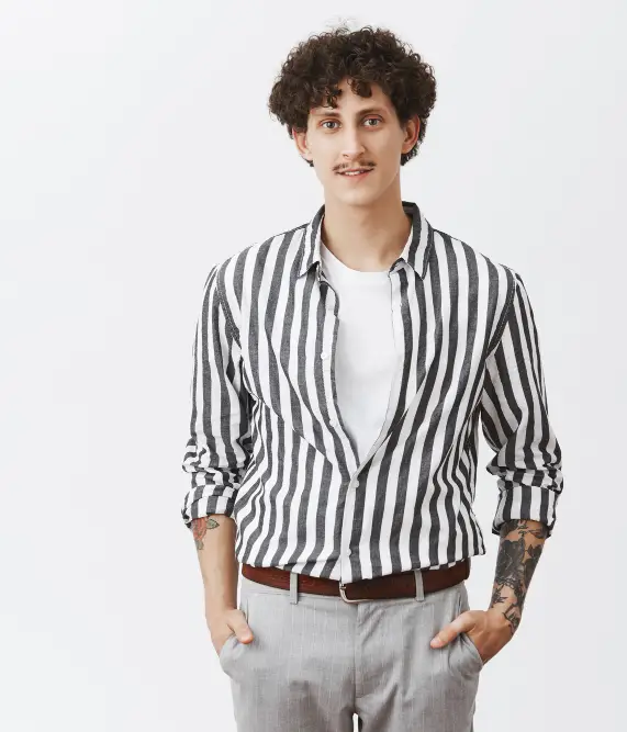 Check and striped shirts bulk order